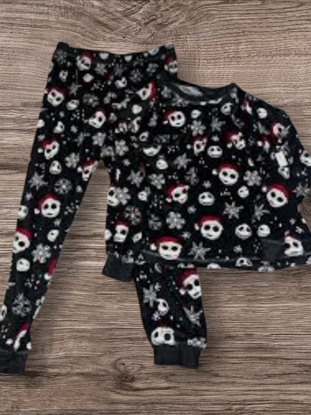 Nightmare Before Christmas Women's Christmas Top and Pants Pajama Set